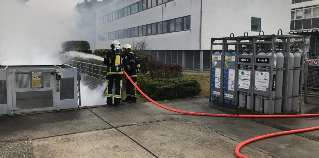 Exercice de crise dans un centre de recherche 4